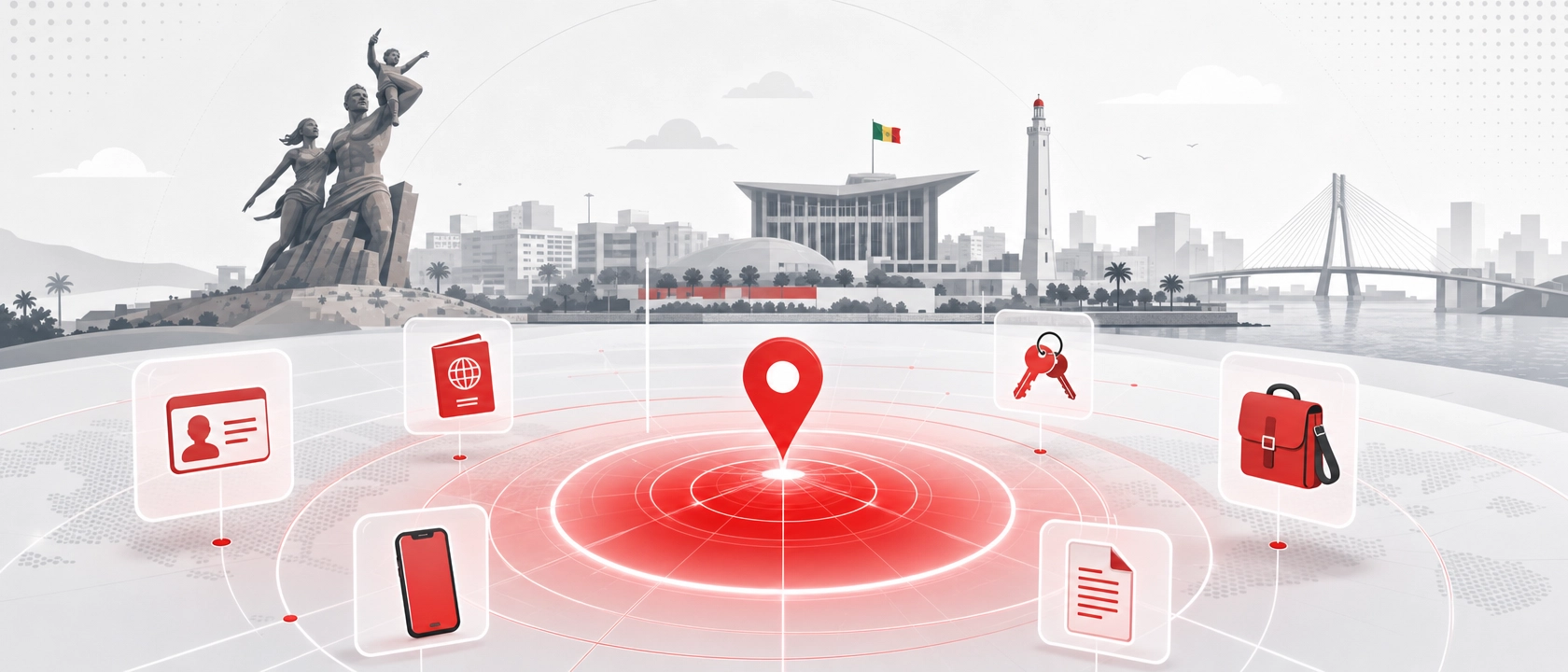 Senegal coastal cityscape - SEETALMA lost and found platform